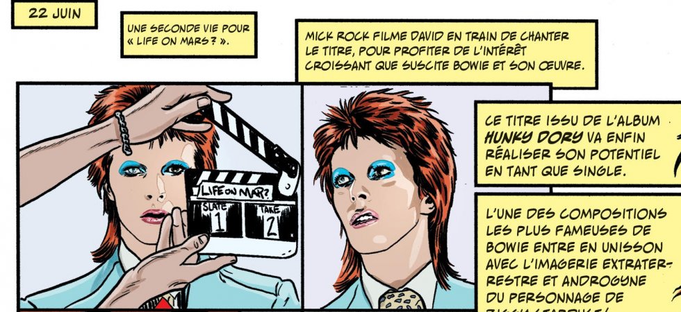 La vie haute en couleur de David Bowie dans une biographie illustrée attrayante