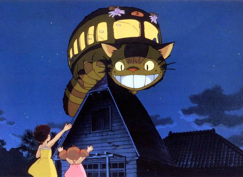 Le Chat-bus de "Mon voisin Totoro" (1999) de Hayao Miyazaki