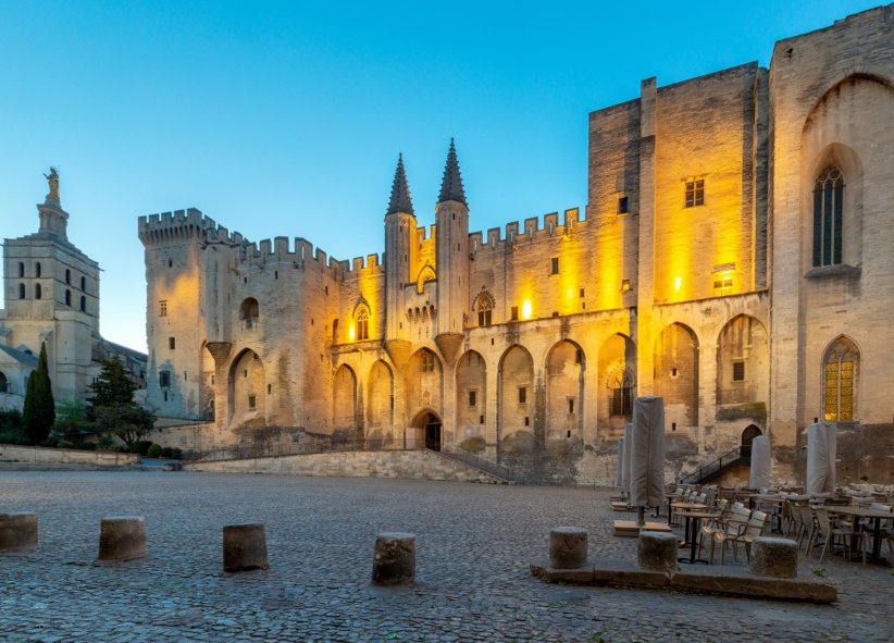Le centre historique d'Avignon dans le Vaucluse