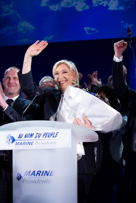 Marine Le Pen au second tour de l'élection présidentielle