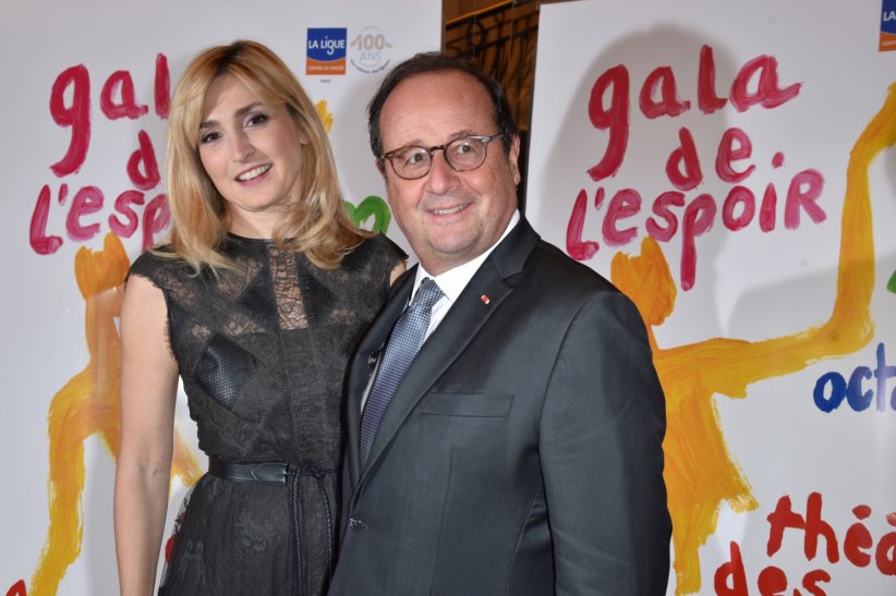 Julie Gayet et François Hollande (18 ans d'écart)