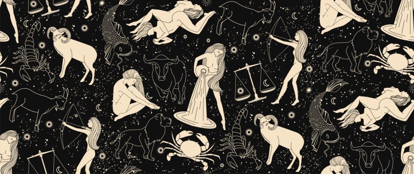 La constellation des Poissons découle du mythe d'Aphrodite.