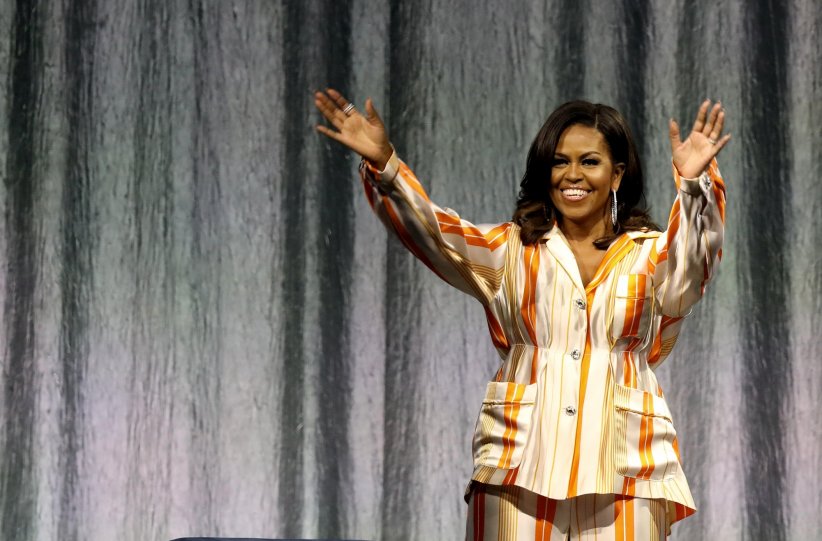 De passage à Paris, Michelle Obama prône "l'empowerment" des femmes