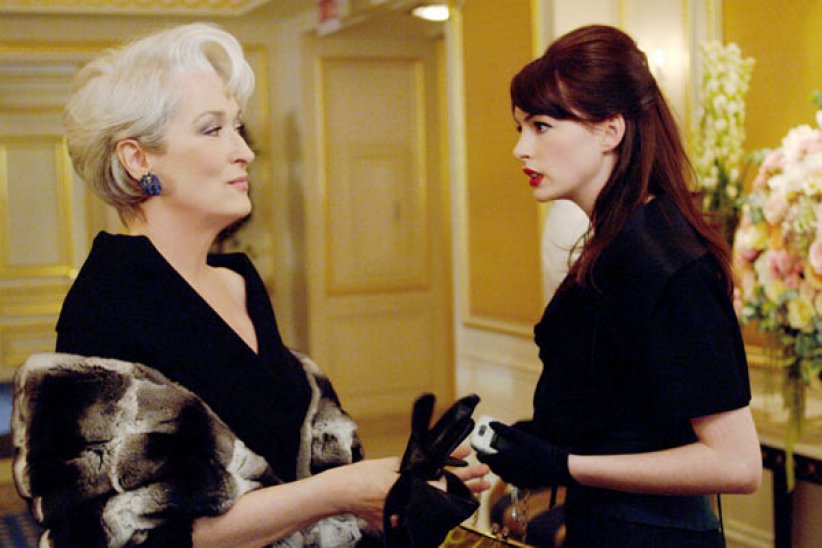 Anne Hathaway et Meryl Streep dans &quot;Le Diable s'habille en Prada&quot;.