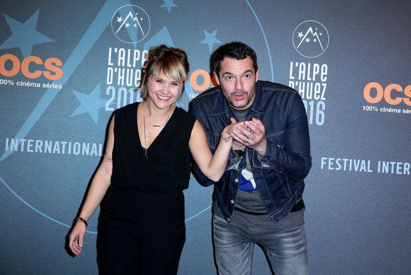 Bérengère Krief et Arnaud Ducret assistent à la soirée de clôture du 19e Festival International du Film de Comédie de l'Alpe d'Huez, le 16 janvier 2016.