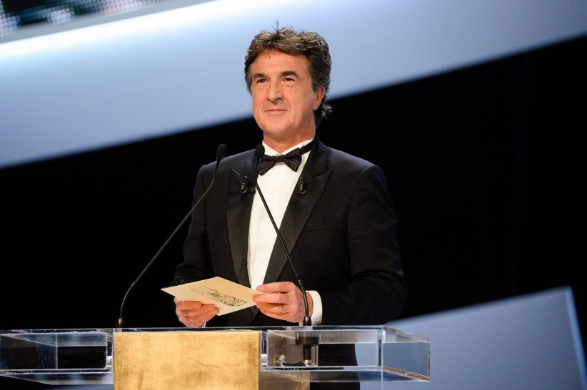 Francois Cluzet sur la scène de la 39e cérémonie des César, le 28 février 2014.