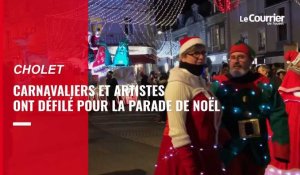 VIDEO. Une soixantaine de carnavaliers et des artistes pour la parade de Noël
