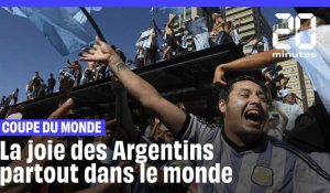 France - Argentine :  Les Argentins fêtent leur victoire