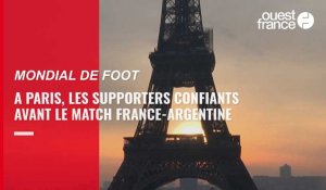 VIDEO. Les supporters français confiants avec le match France-Argentine