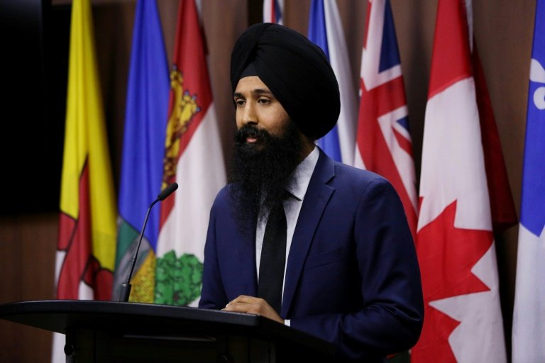 Le Haut-commissariat du Canada, le 19 septembre 2023 à New Delhi, en Inde