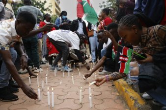 Une marche en hommage aux victimes des manifestations antigouvernementales, le 30 juin 2024 à Nairobi, au Kenya