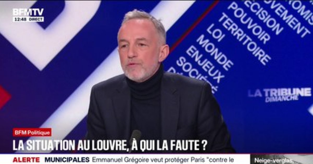 Inondations et détériorations du Louvre: « C&rsquo;est un immense fiasco pour la tutelle, c&rsquo;est-à-dire le ministère de la Culture », affirme Emmanuel Grégoire, candidat à la mairie de Paris : Actualités
