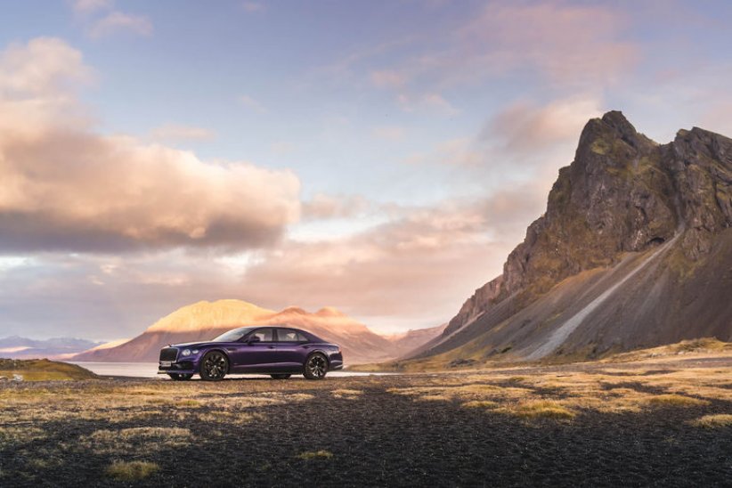Une Bentley Flying Spur Hybrid traverse l'Islande avec un plein de biocarburant