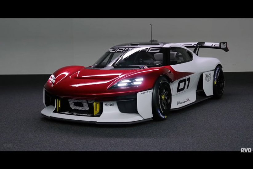 Le concept Porsche Mission R entre en piste
