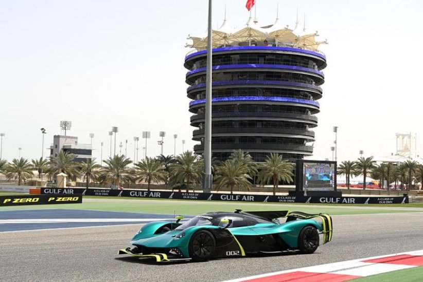 L'Aston Martin Valkyrie AMR Pro en démo à Bahreïn