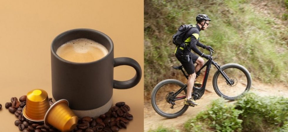 Un vélo conçu à partir de dosettes de café 
