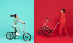 Ahooga : Le vélo électrique pliable et coloré