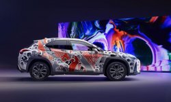 Lexus présente la première voiture tatouée au monde