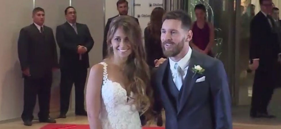 Les images du mariage de Lionel Messi et d'Antonella Roccuzzo 