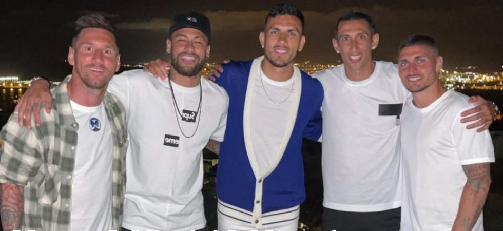 Lionel Messi à Ibiza avec des Parisiens