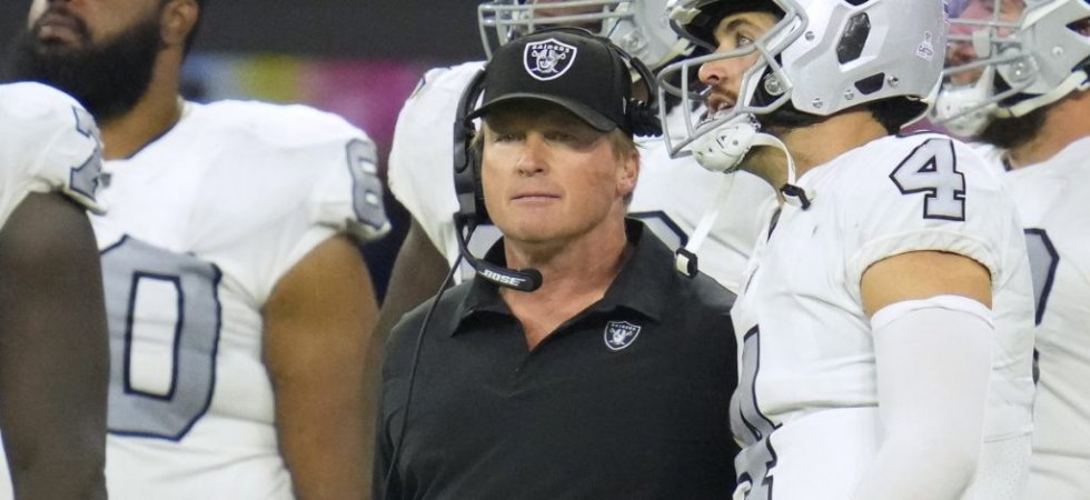 NFL : Accusé d'être raciste, misogyne et homophobe, le coach des Raiders démissionne
