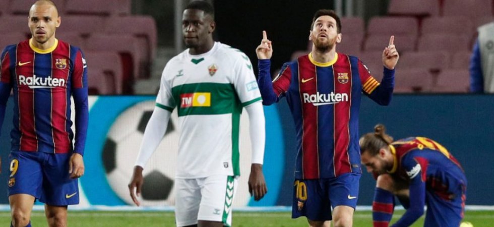 Liga : Messi soulage le Barça