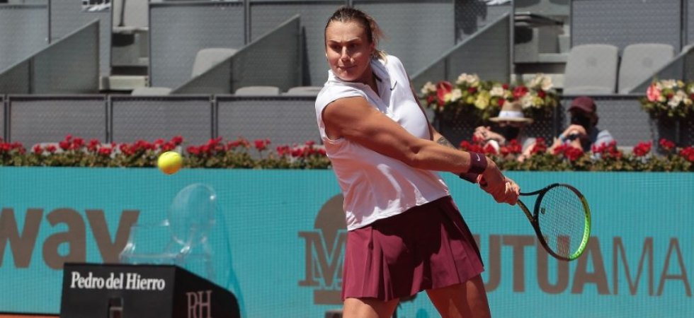 WTA - Madrid : Sabalenka complète le carré sur abandon