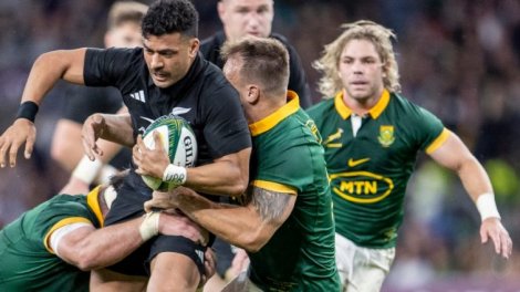 New Zealand is crushed by South Africa. S. Barrett is absent against France’s XV?
