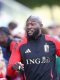 Lukaku aperçu lors de la signature d'Evenepoel 