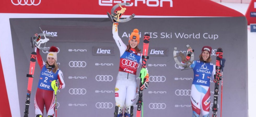 Ski alpin - Slalom de Lienz (F) : Vlhova victorieuse devant Liensberger et Gisin