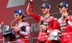 MotoGP - GP des Pays-Bas : Bagnaia l'emporte sans coup férir devant Martin et Bastianini 