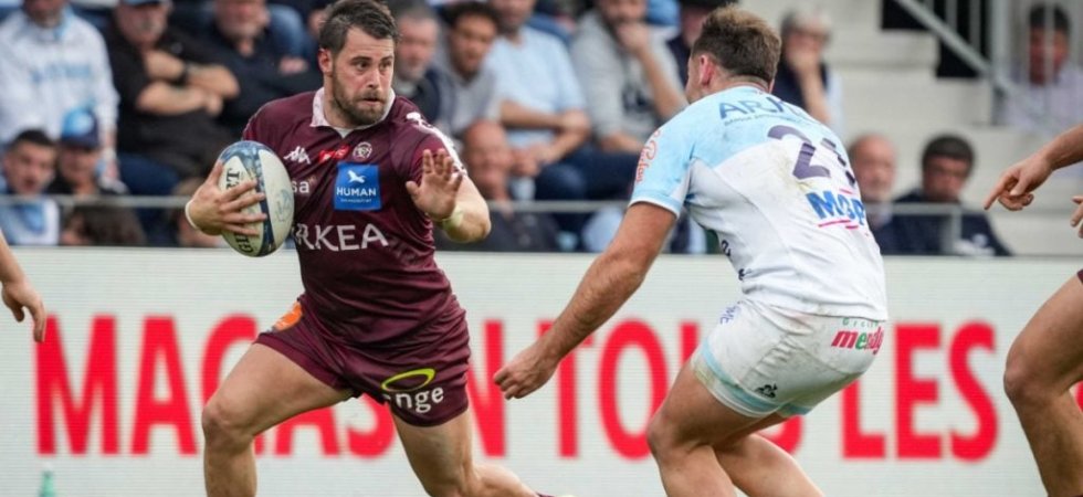 Top 14 - Bordeaux : Retière sera éloigné des terrains un mois 