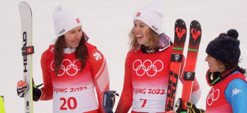 Ski alpin (F) : Gisin garde son titre, Shiffrin se rate encore
