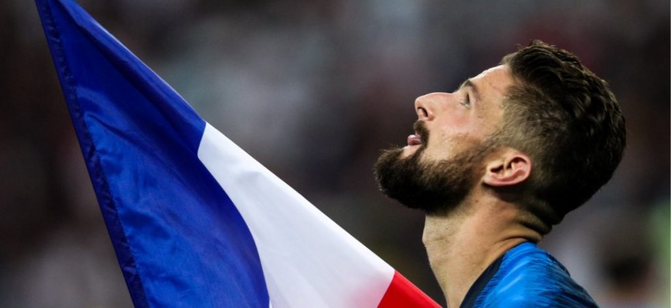 Bleus : Giroud affiché en géant sur un mur de son village