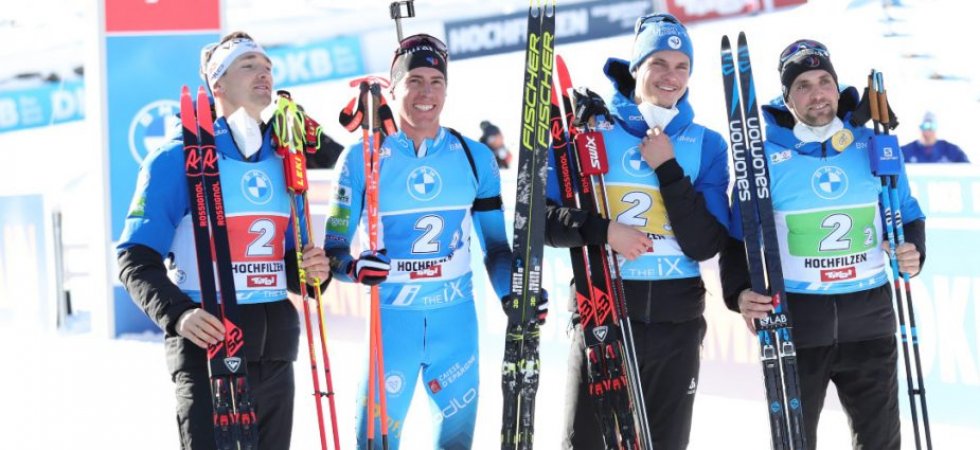 Biathlon - Relais d'Hochfilzen (H) : La France deuxième derrière la Norvège