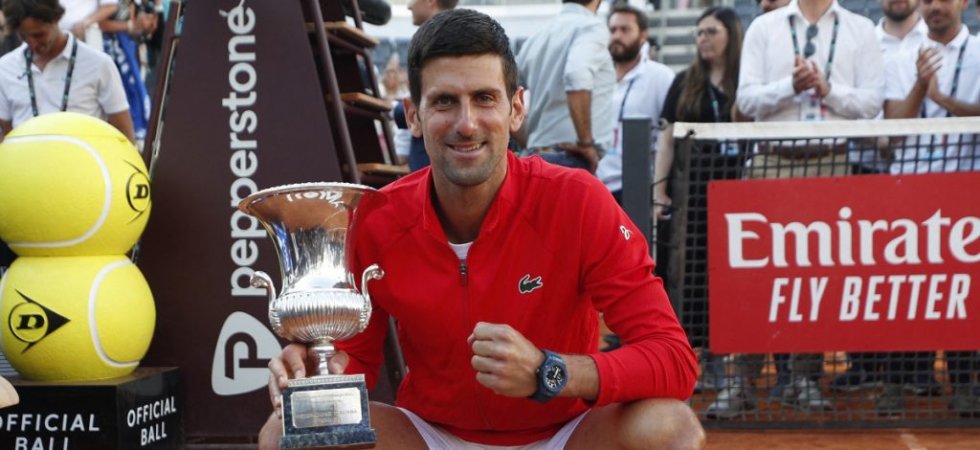 ATP - Rome : Djokovic "essaie de prendre l'énergie enfantine" de son fils
