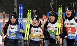 Biathlon - Mondiaux : Les Bleus champions du monde de relais mixte ! 