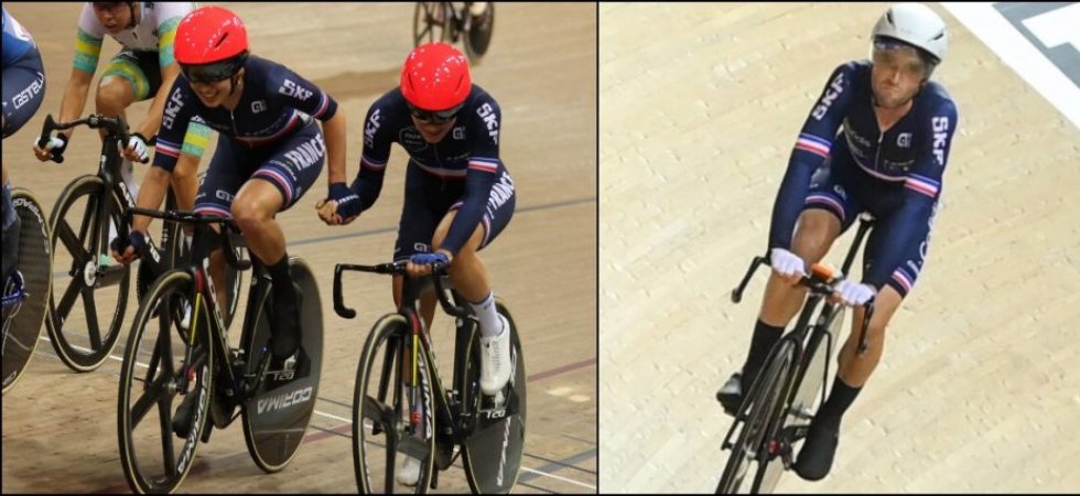 Cyclisme sur piste : Copponi-Fortin en argent sur l'Américaine, Thomas également sur l'omnium