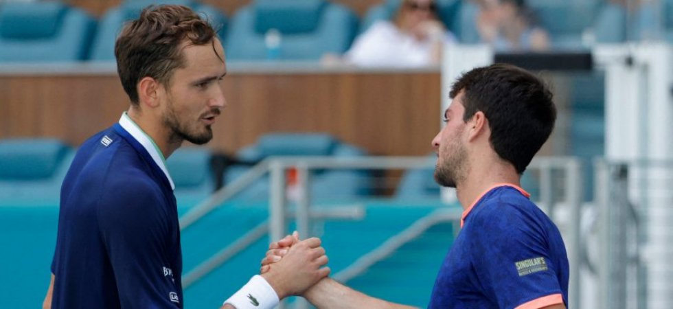 ATP - Miami : Medvedev à deux victoires de la place de n°1 mondial, Tsitsipas, Hurkacz et Alcaraz toujours là