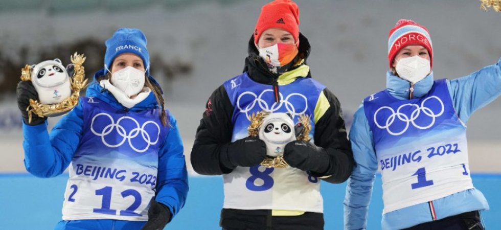 Biathlon (F) : Chevalier-Bouchet encore en argent, Herrmann titrée