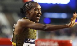 Ligue de diamant : Kipyegon améliore son record du monde 