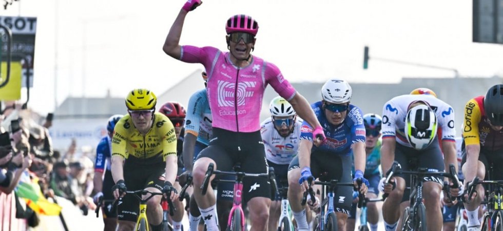 Paris-Nice (E1) : Lamperti s'impose au sprint