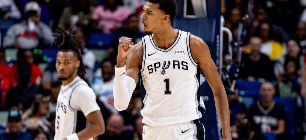NBA : Wembanyama encore colossal, les Spurs enchaînent