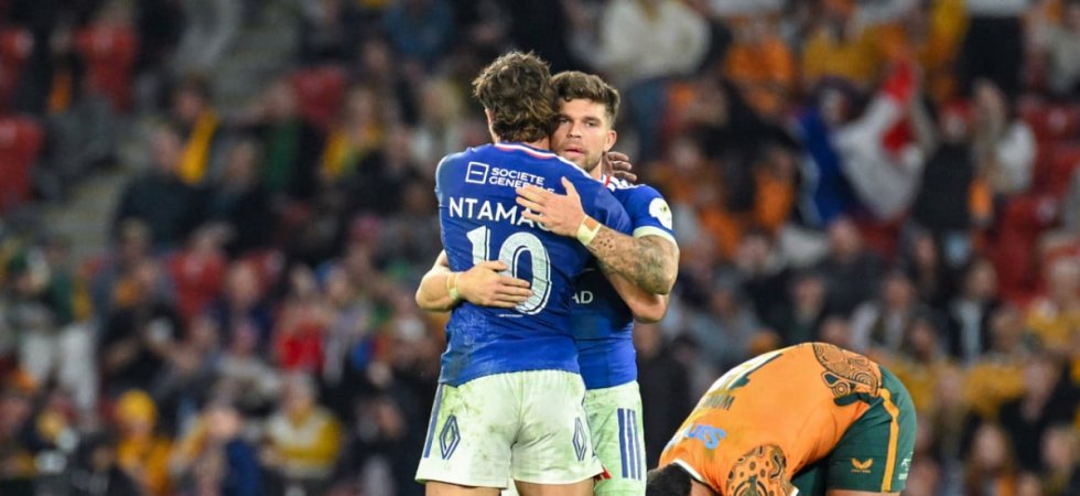 XV de France - Ntamack : « Que du bonheur de jouer avec un joueur comme Jalibert »