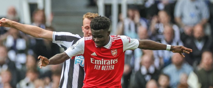 10. Bukayo Saka (Arsenal) : 14 buts