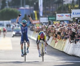 Paris-Nice (E8) : Martinez l'emporte au sprint devant Vingegaard, qui remporte le général