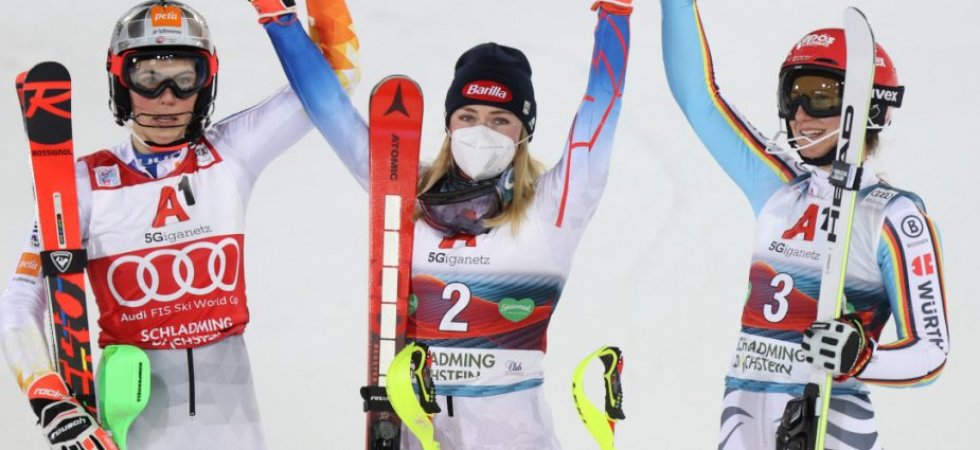 Ski alpin (F) : Shiffrin remporte le dernier slalom avant les Jeux, Vlhova déjà assurée de remporter le petit globe