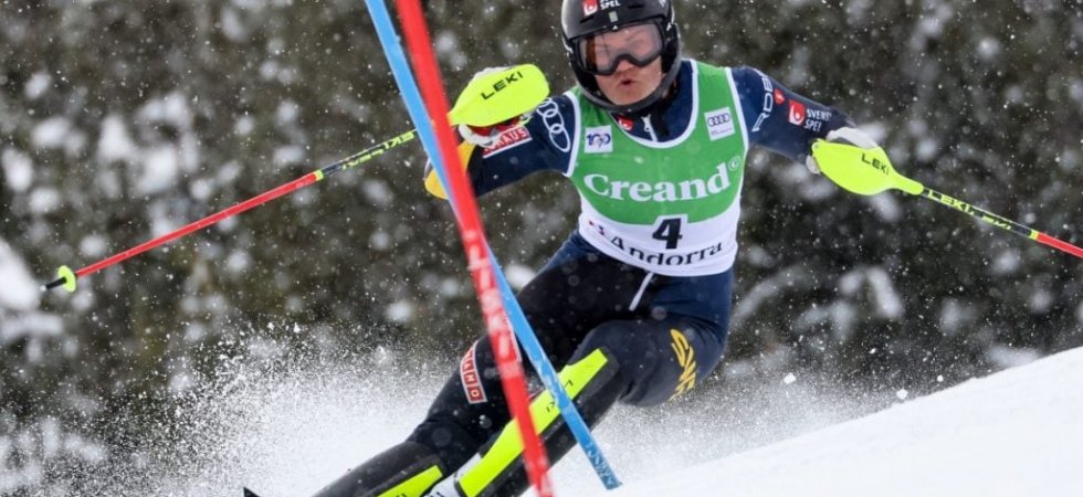 Ski alpin - Slalom de Soldeu (F) : Swenn-Larsson a réussi le meilleur temps de la première manche 