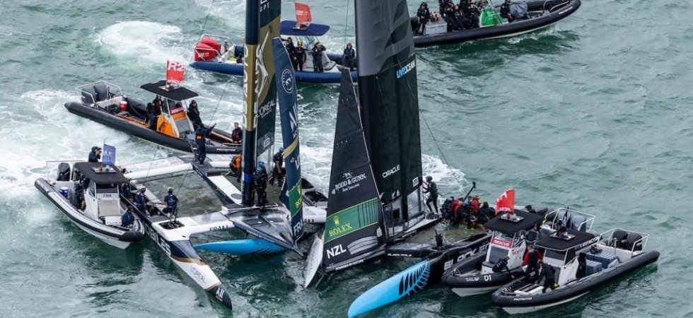 Voile - SailGP : Crash impressionnant entre les bateaux français et néo-zélandais 