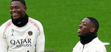 PSG : Dembélé et Mendes de retour à l'entraînement avant Manchester City